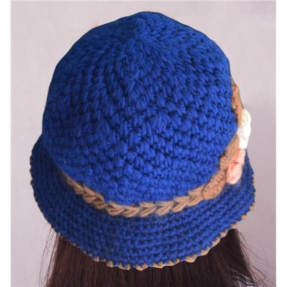 Women\'s Flowers Knitted-Woolen-Hat Fashion Beanie Hat main image 5